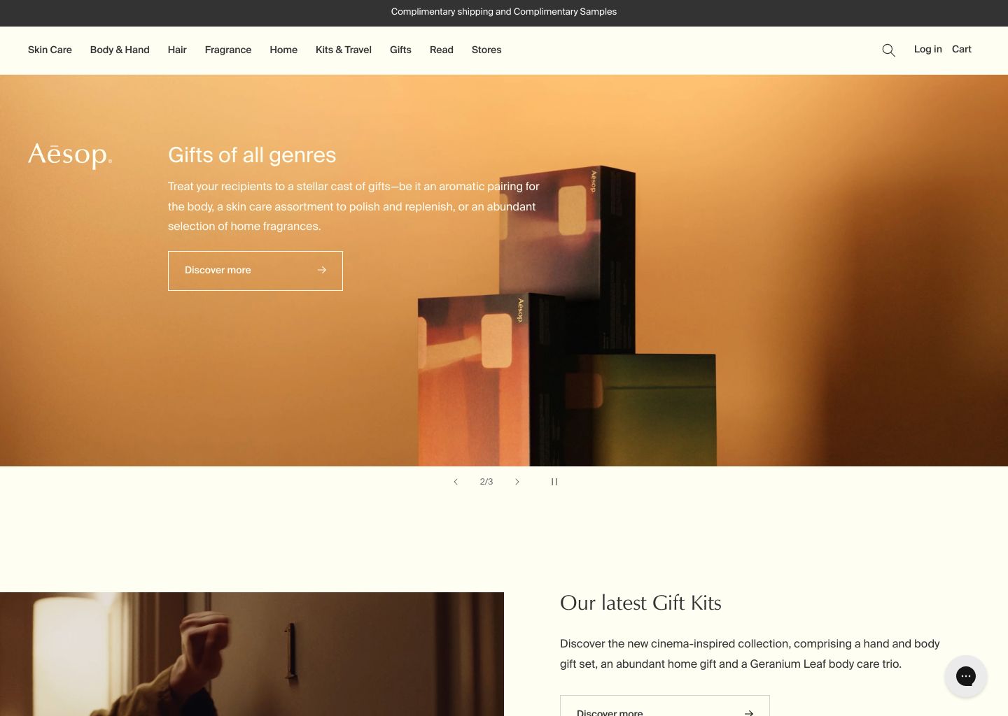 aesopskincare.ph Shopify store homepage — beauty store in Philippines